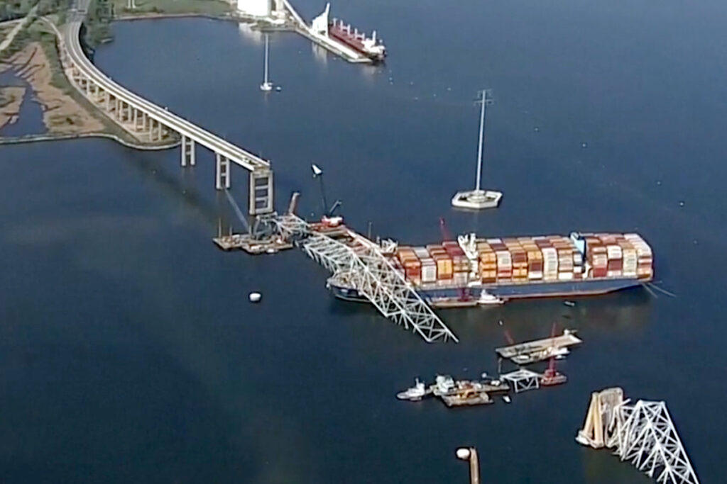 Zawalony most Key Bridge